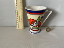 RARE CONICAL MUG WREN ART DECO CLARICE CLIFF  STYLE HOME SWEET HOME