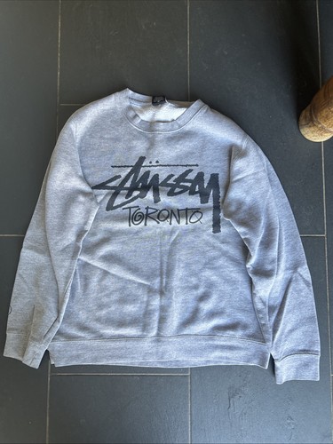 Stussy toronto grey crewneck - stussy,