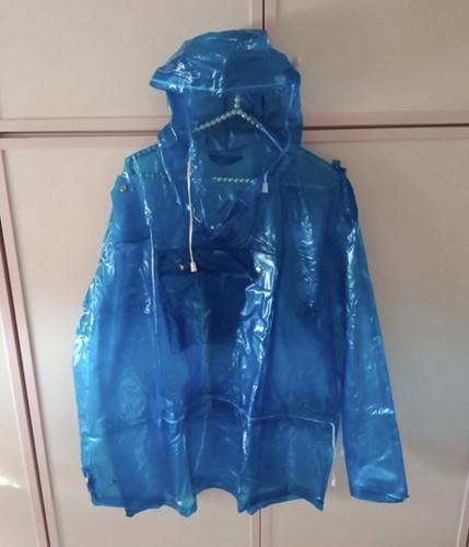 Vintage pvc raincoat rain cape - raincoat,