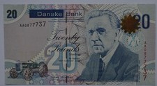Danske Bank 2012 £20 Banknote