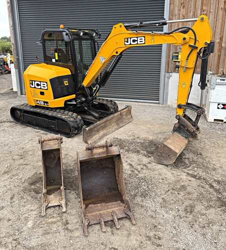 Jcb 48z mini excavator - jcb,