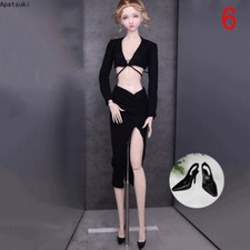 Black Dress For 11.5" Doll