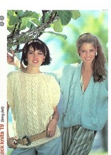 Ladies Knitting Pattern - Quick Knits 19 - String (left)  - Wendy Capri