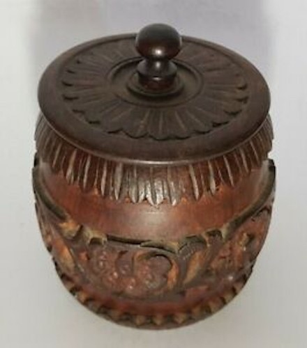 Vintage heavily hand carved - vintage,