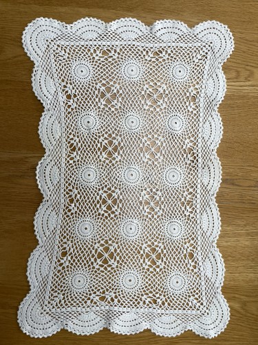 Handmade ivory crochet lace - handmade,