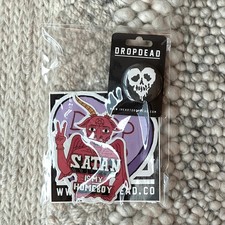Drop Dead Clothing Sticker &