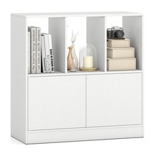 Cube Bookcase with Doors, Open