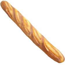 Fake Bread PU Baguette Model 45X6X3cm for Art Training Classroom Use