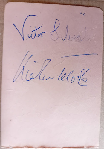 Original autograph victor - autograph,