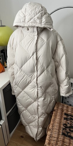 Zara ivory duck down padded - zara,