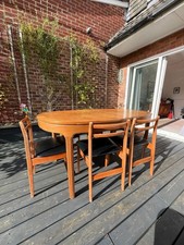 Mid century Vintage Nathan Dining Table And 6 Dining Chairs