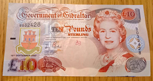 Gibraltar banknote 10th - gibraltar,