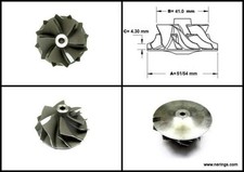 Turbocharger compressor wheel - compressor,