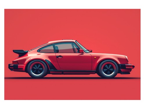 Red sports car illustration - sports,