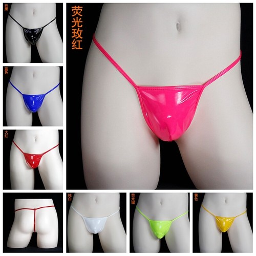 Mens shiny low waist briefs - low,