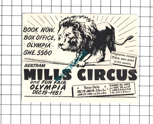Bertram mills circus olympia - bertram,