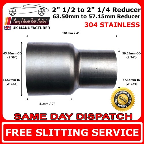 25 stainless steel - 2.25",