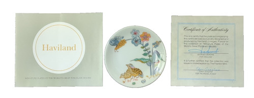 Franklin mint miniature plates - mint,