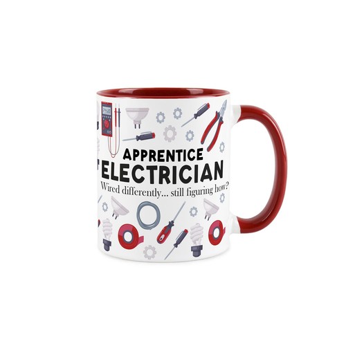 Apprentice electrician mug - apprentice,