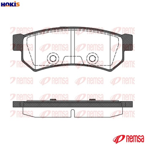 Brake pad set - brake, disc