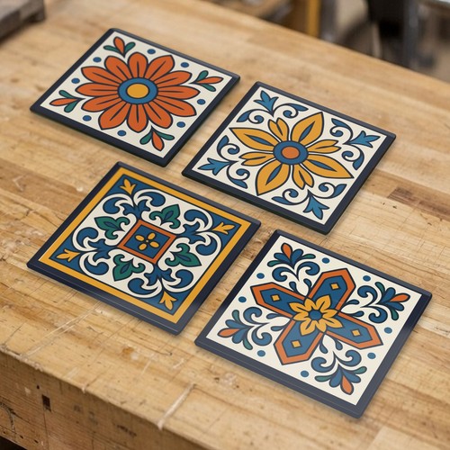 Mexican talavera tile pattern - talavera,