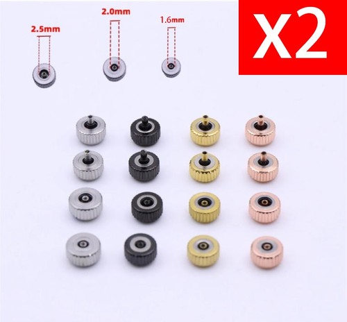 2pcs 3mm 7mm watch crown - 2pcs,