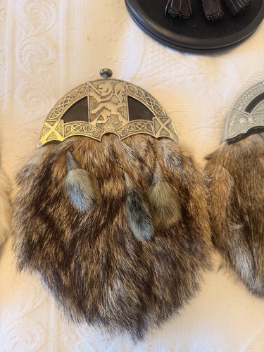 Scottish sporran and belt set - scottish,