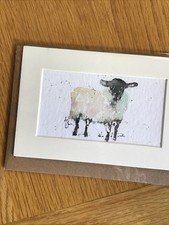 ORIGINAL watercolour card