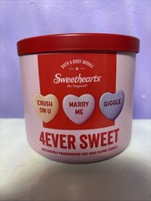 Bath & Body Works X Sweethearts 4Ever Sweet 3- Wick Candle