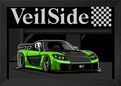 Veilside fd3s green - veilside, rx