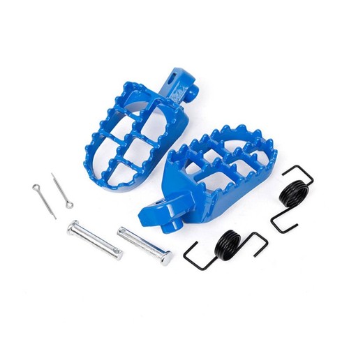 Blue aluminum wide motorcycle - blue,