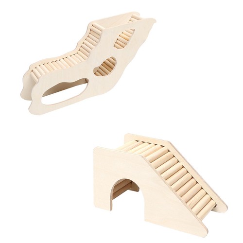 Wood hamster climbing toy cage - climbing,