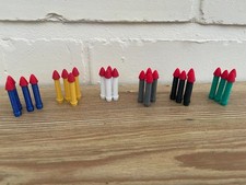 Dinky SHADO 2 104 SPV UFO Reproduction Plastic Missile x4