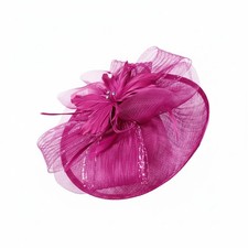 Flower Feather Hair Hat