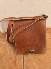 Moroccan satchel leather bag