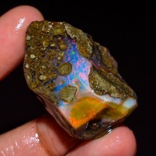 Multi fire opal rough - opal, 72.00