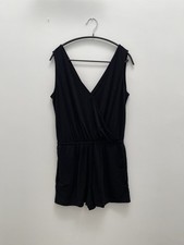 Mango Black Short Jumpsuit