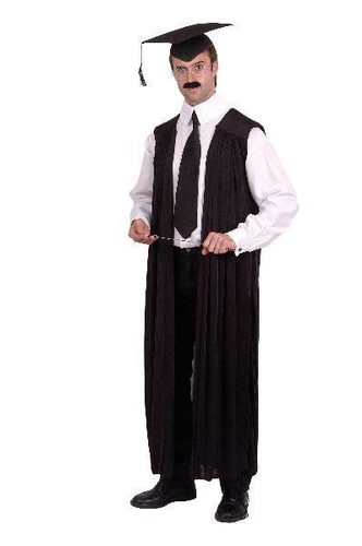 Teacher gown adult fancy - teacher's,