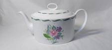 Susie Cooper Fragrance China Tea Pot Teapot  pink Rose holds 1 & 3/4 pints