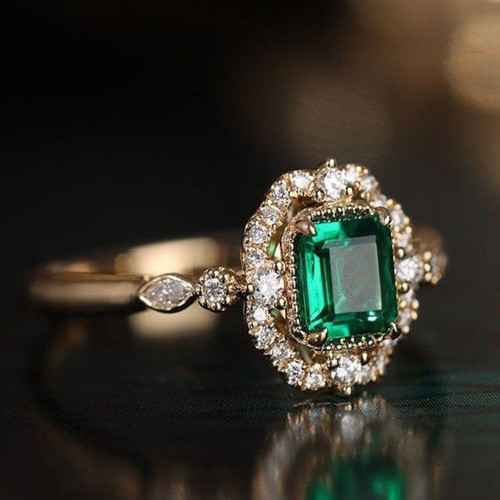 Vintage art deco 3ct emerald - 3ct,