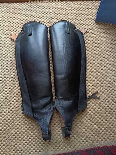 Ariat leather half chaps size - leather,