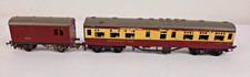 Vintage Triang R 229 Chocolate & Cream Restaurant Car & R123 Brake Van
