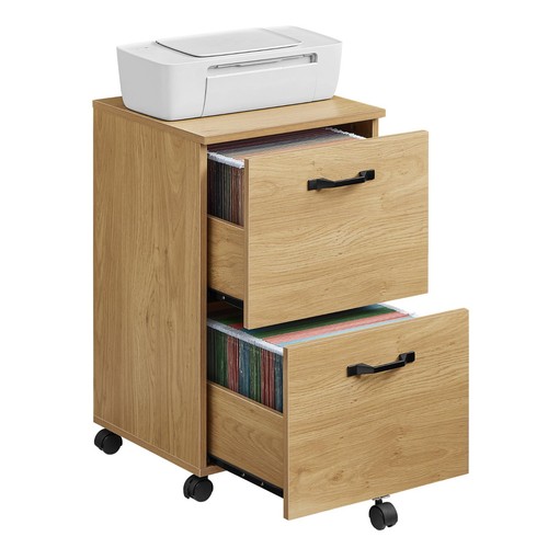 Mobile drawer filing cabinet - 2-drawer,