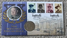1965 Churchill Crown In FDC. 4 Stamps. 125th Anniversary. Benham Cover.