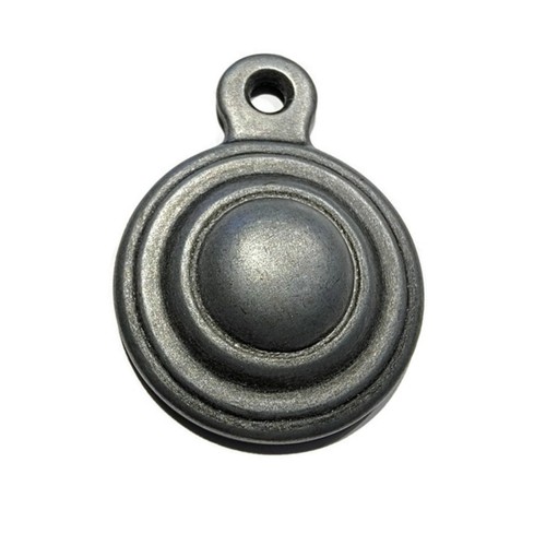 Pewter bed bolt cover - cover,