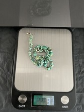 Real Turquoise Stone Beaded Necklace 31 grams