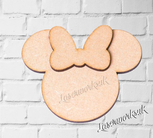 Wooden mickey mouse - head, craft