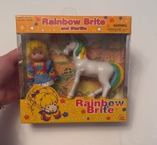 Ultra rare NRFB 2003 Rainbow Brite Doll & Starlite Horse Set Hallmark Toy Play