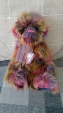 Charlie Bear Plush Rainbow