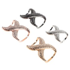  4 Pcs High-end Scarf Buckle Shawl Brooch Clip Clasp Miss Pin for
